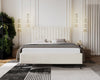 Luxuriöses Designer Polsterbett Veleria aus Samt – Modernes Schlafzimmer Komfortbett ohne Stauraum