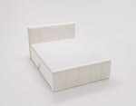 Lade das Bild in den Galerie-Viewer, Elegantes Boxspringbett Bergamo Samt mit Integriertem Stauraum – Hoher Schlafkomfort, Modernes Design
