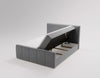 Elegantes Boxspringbett Bergamo Samt mit Integriertem Stauraum – Hoher Schlafkomfort, Modernes Design