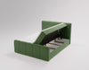 Elegantes Boxspringbett Bergamo Samt mit Integriertem Stauraum – Hoher Schlafkomfort, Modernes Design