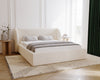 Luxuriöses Samt Polsterbett Monaco mit Integriertem Stauraum – Modernes Designerbett