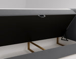 Lade das Bild in den Galerie-Viewer, Elegantes Boxspringbett Bergamo Samt mit Integriertem Stauraum – Hoher Schlafkomfort, Modernes Design
