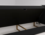 Lade das Bild in den Galerie-Viewer, Elegantes Boxspringbett Bergamo Samt mit Integriertem Stauraum – Hoher Schlafkomfort, Modernes Design

