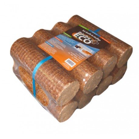 1000kg Komprimierte Brennholzpalette ECO+ Naturrein, umweltfreundlich, praktisch für effizientes Heizen